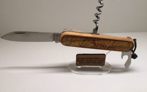 Couteau multifonction Sanglier série limitée olivier