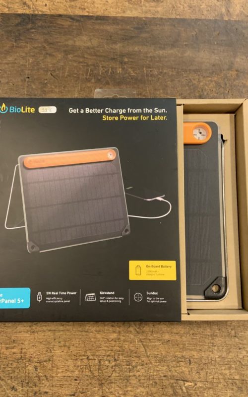 Biolite panneau solaire