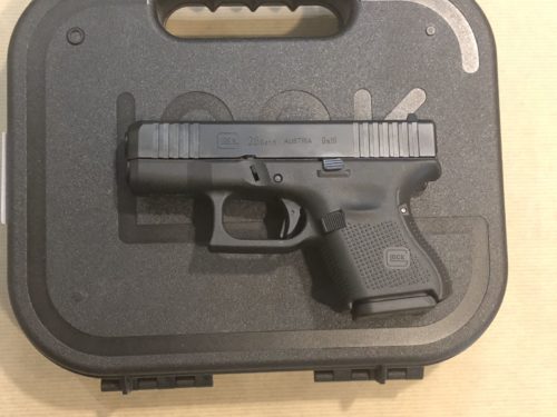 pistolet de cat. B GLOCK mod. 26 gen. 5 calibre 9 para. sub compact