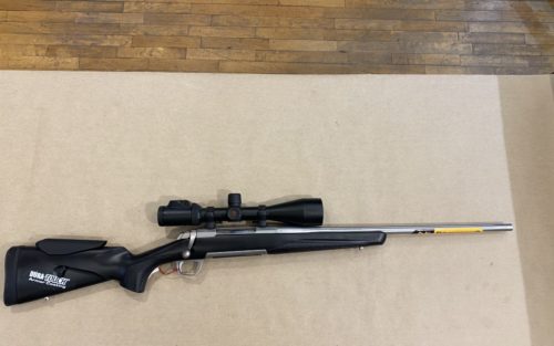 BROWNING X BOLT 6,5x55 BUSK ADJUSTABLE FILETE + LUNETTE NIKKON PROSTAFF 7 IL