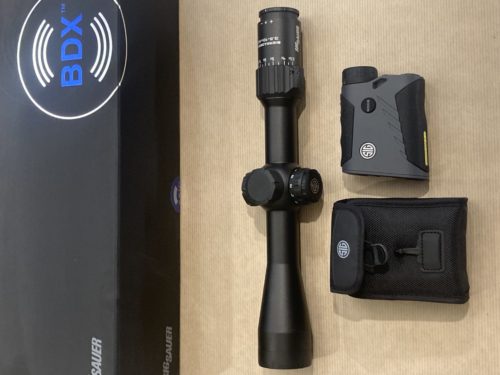 lunette SIG SAUER Sierra 3BDX + télémètre Kilo1600 BDX