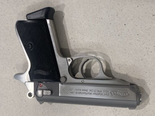 pistolet WALTHER mod. PPK/S INOX calibre 380 Auto