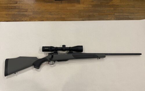 Carabine Weatherby Vanguard filetée Cal. 240 WBY + lunette Urikan 2-12x50 IR