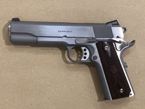 pistolet SPRINGFIELD 1911 GARRISON 5" INOX calibre 9 para