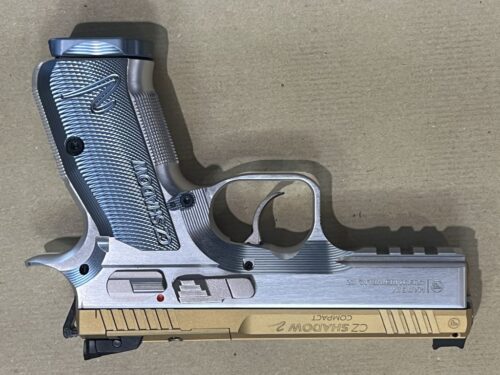 pistolet CZ SHADOW 2 COMPACT Industrial Gold calibre 9 para Optic ready