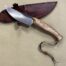Couteau Forge de Laguiole, manche en genévrier et résine blanche