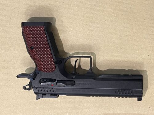 pistolet TANFOGLIO Stock III Spécial Optic ready détente SA calibre 9 para