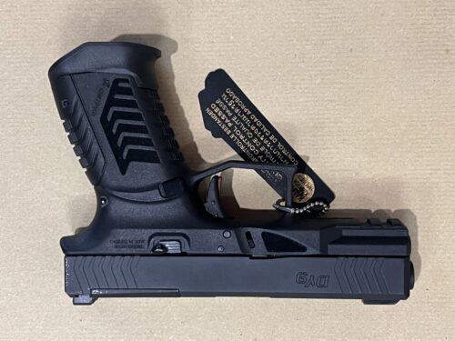 pistolet DERYA DY 9 optic ready calibre 9 para Black