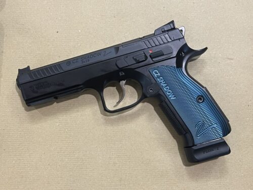pistolet CZ SHADOW 2 Blue version Optic Ready calibre 9 para